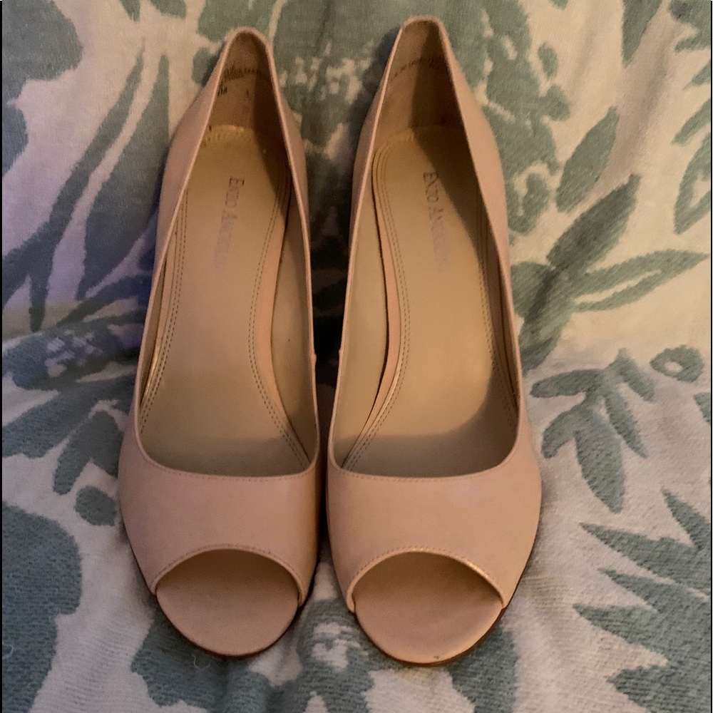 Enzo Angiolini peep toe pumps
